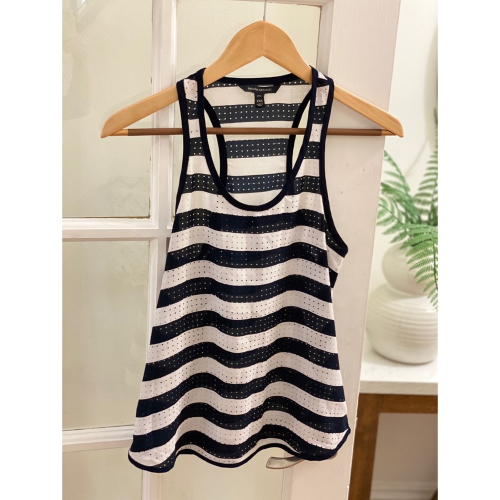 Banana Republic racerback blouse